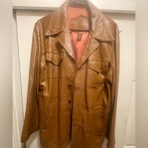 Vintage 1970’s 100% Cabretta Leather Jacket